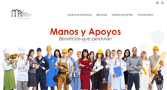 Desktop Screenshot of manosyapoyos.com